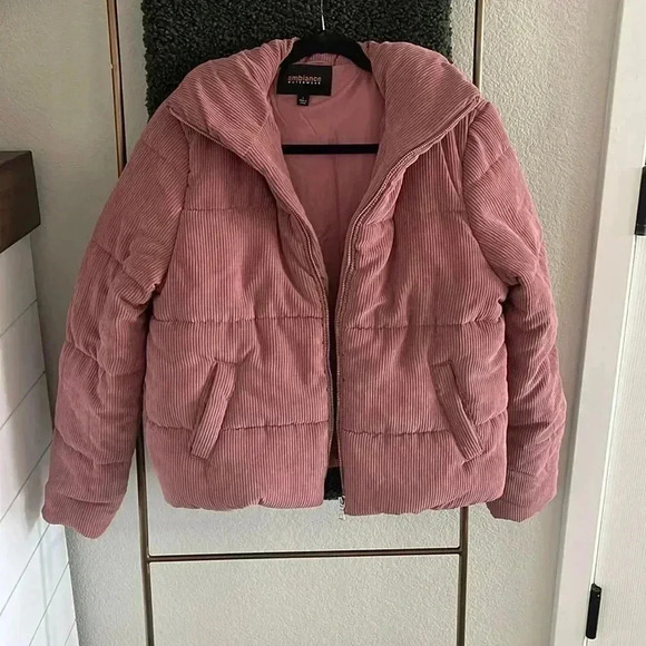 Ambiance Pink Puffer Jacket - Picture 1 of 2